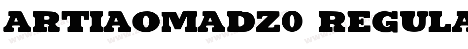 ARTIAOMADZ0 Regular字体转换